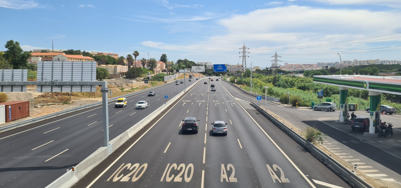 Geovia no alargamento do IC20